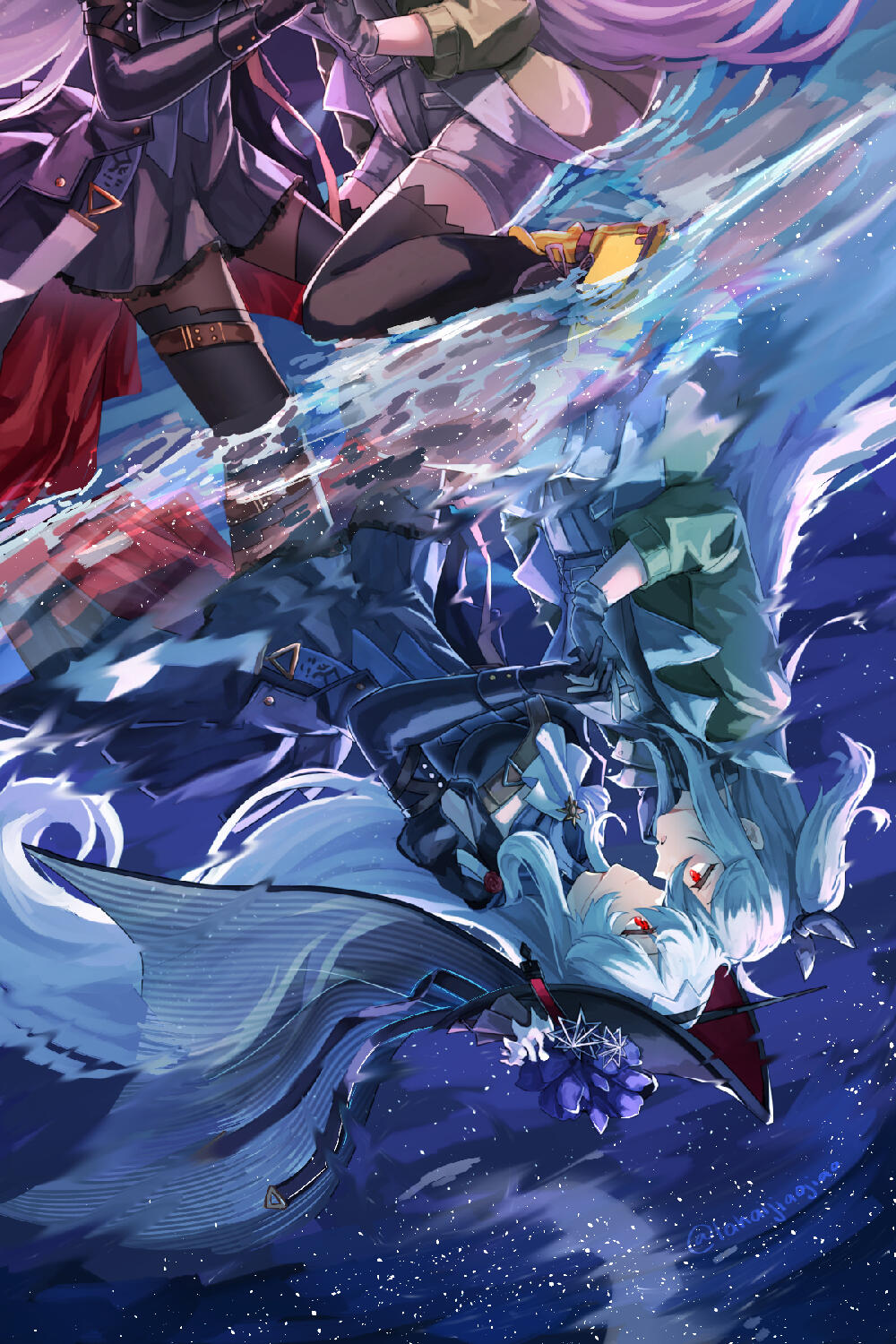 Specter and Skadi by Kas