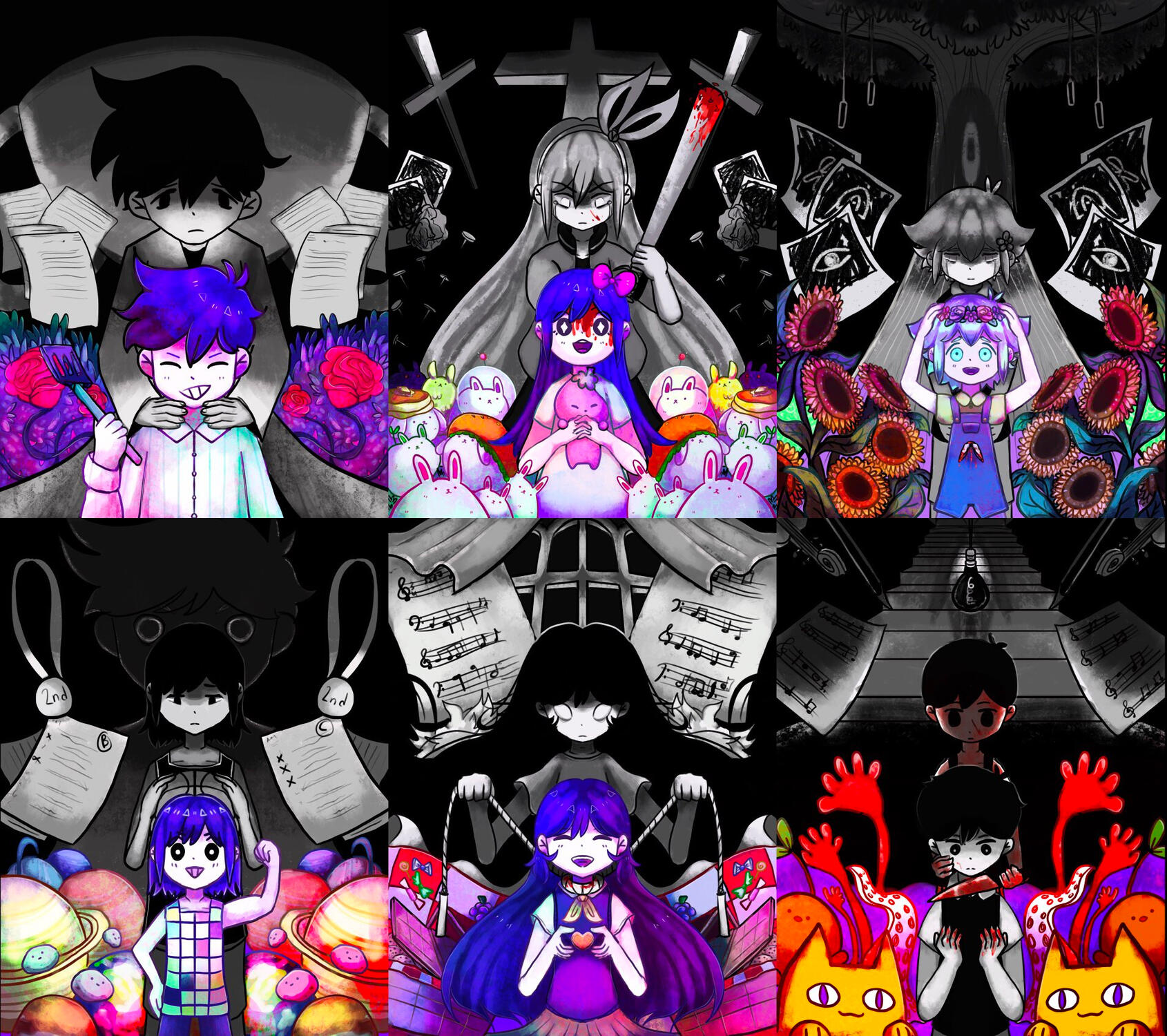 Omori Prints by Bean