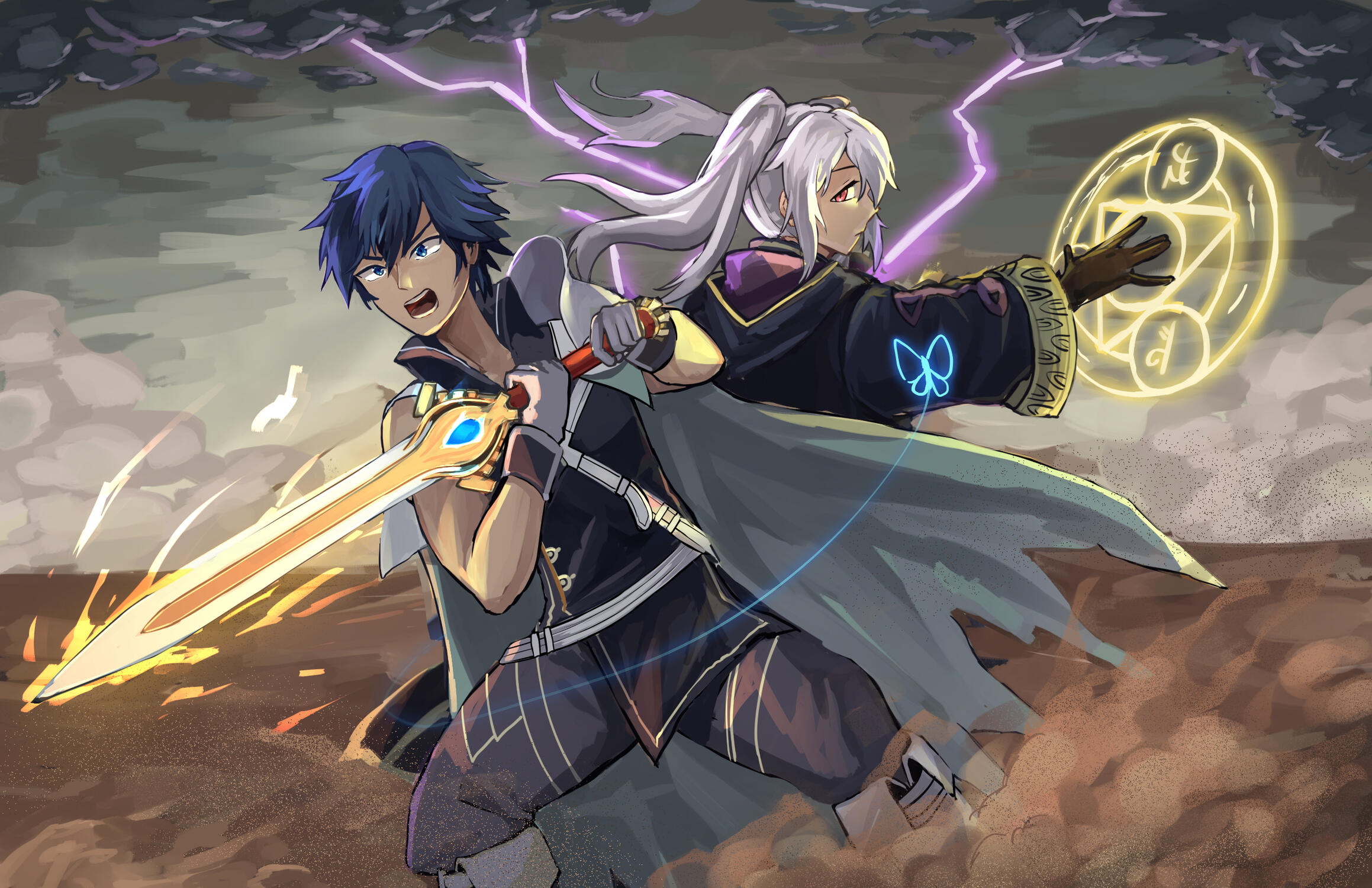 Chrom and Robin by Kas & Ace