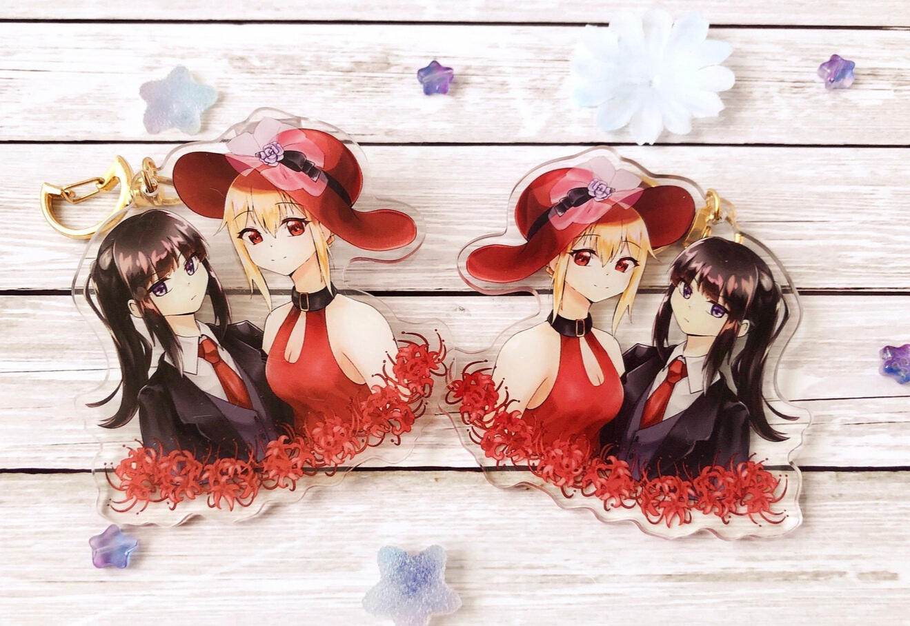 3" Takina & Chisato Charm by Ace and Kas