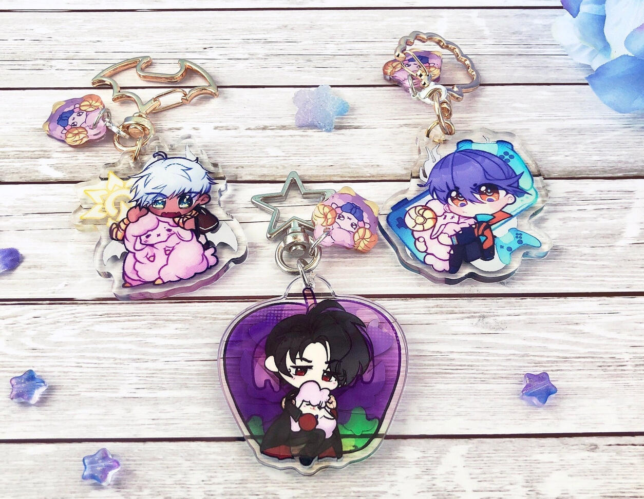 2" Obey Me! charms by Ishi