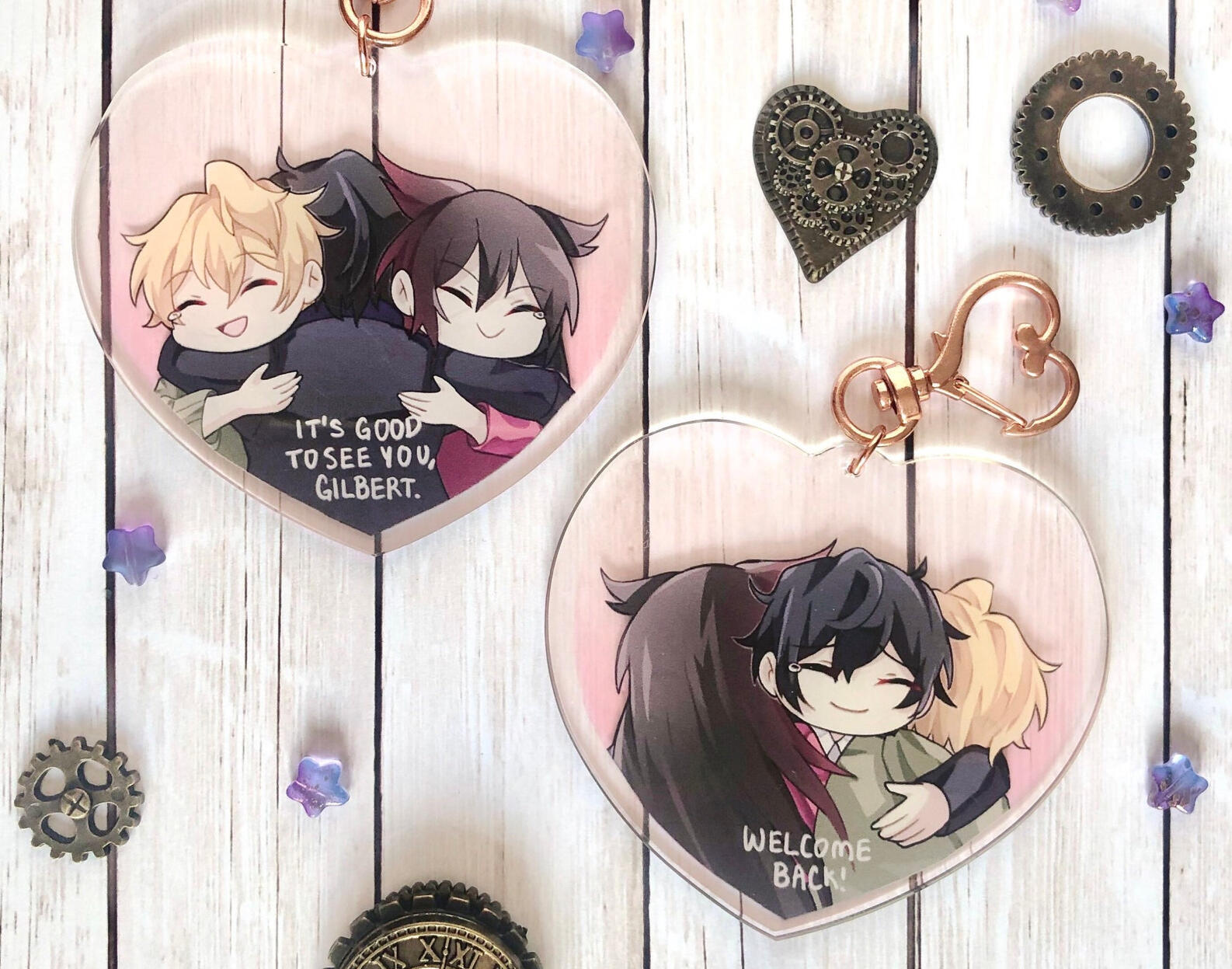 3" Pandora Hearts charm by Kas