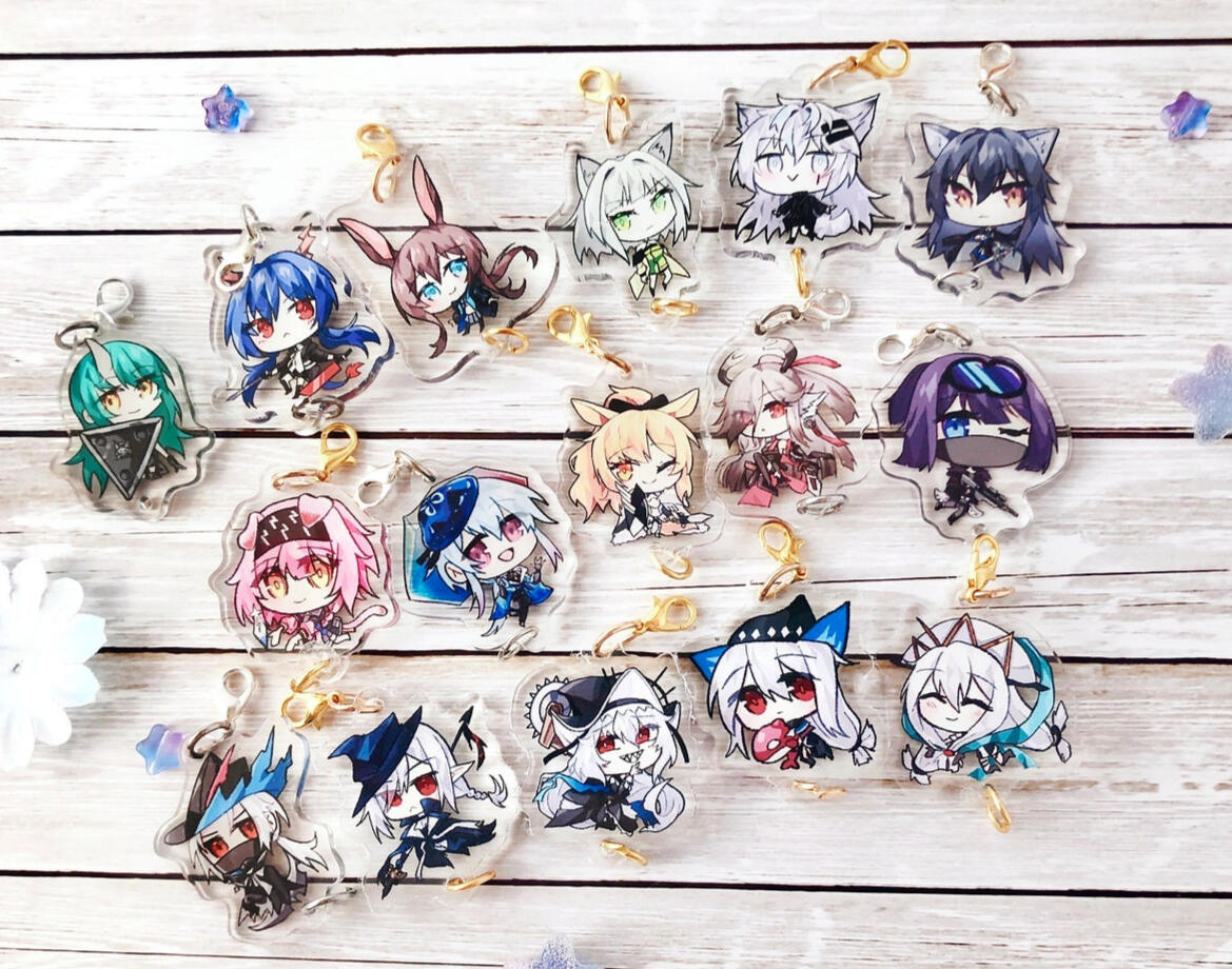 1.5" Arknights Linking Charms by Kas