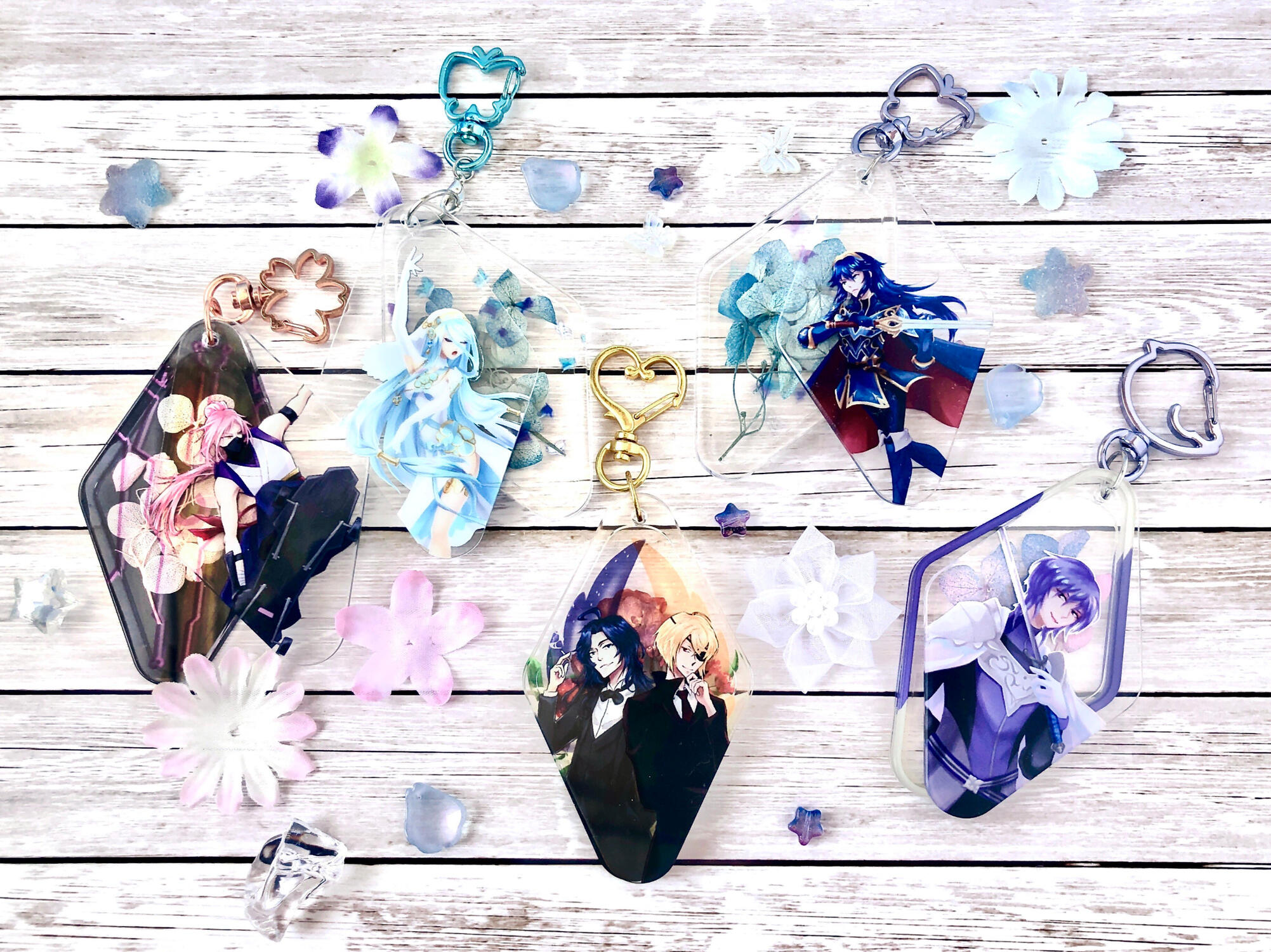 Dried Flower Charms by Ace